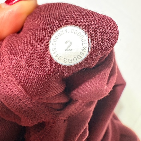 Lululemon Align Plum Shadow (Burgundy) Full Length High-Waisted Leggings. Nulu - Picture 5 of 10